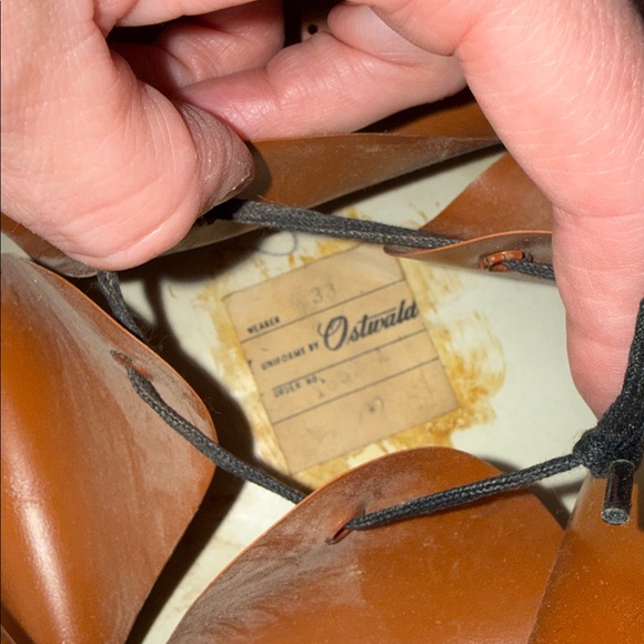 Vintage Ostwald green and gold starburst marching band hat shako - Picture 13 of 16